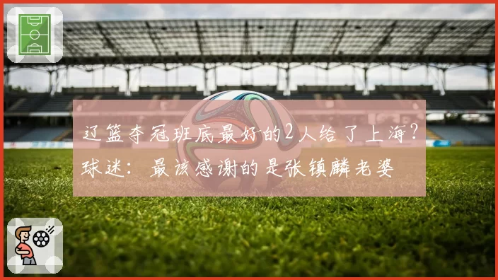 辽篮夺冠班底最好的2人给了上海？球迷：最该感谢的是张镇麟老婆